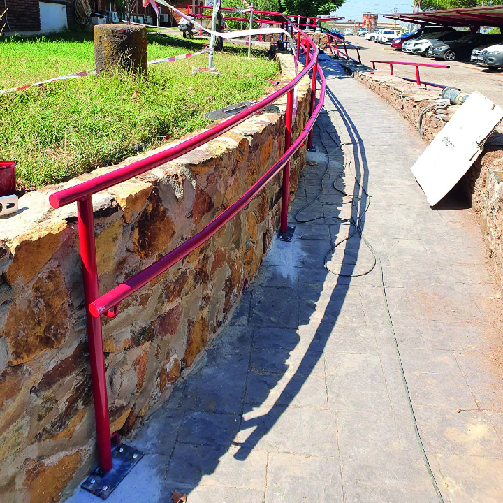 Carpinteria metalica en las instalaciones de Atalaya Mining