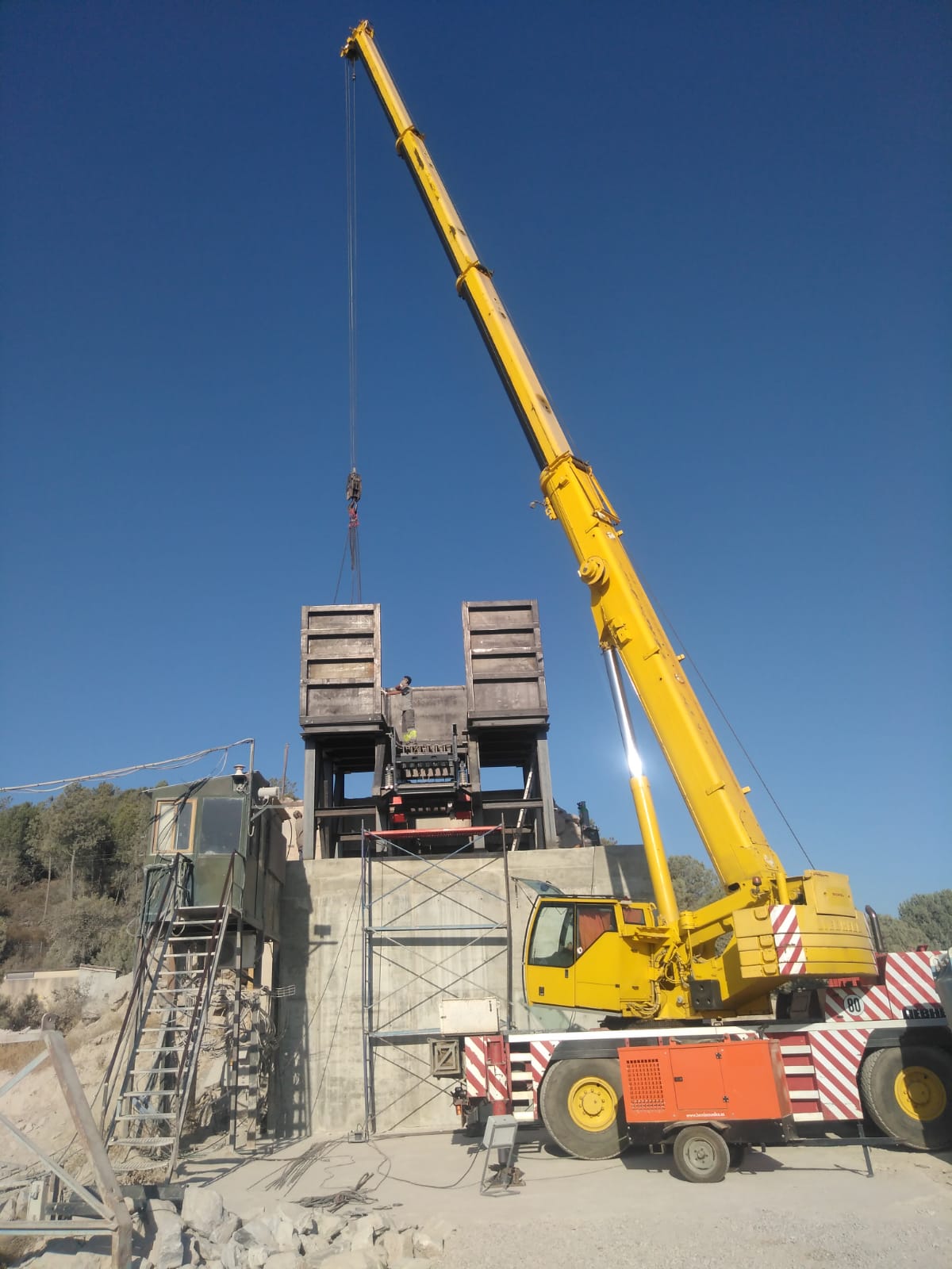 Soportacion de estructura de tolva