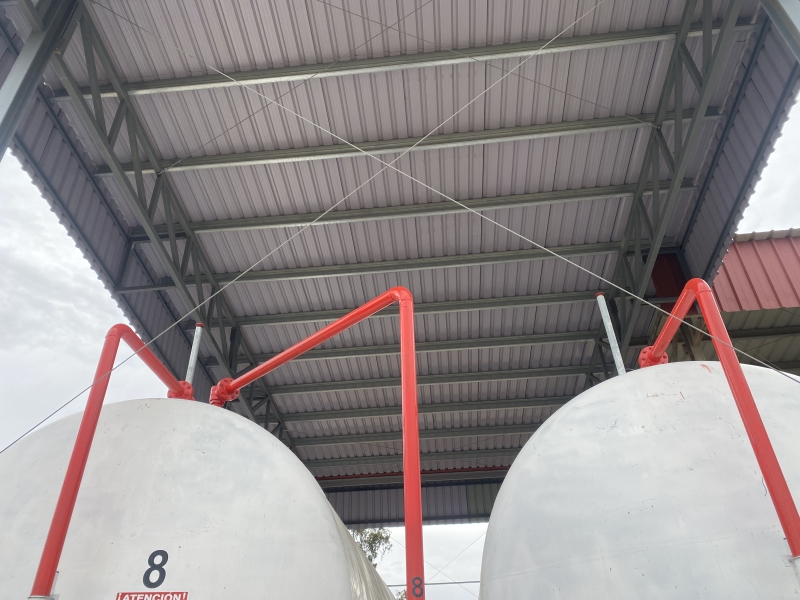 CUBIERTA DEPOSITOS GASOIL